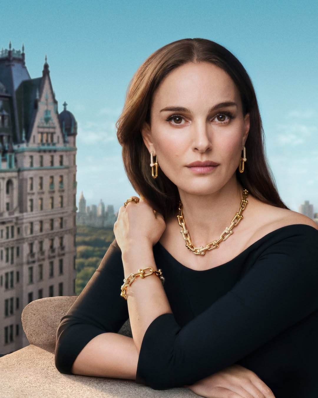 Natalie Portman traduz a elegância contemporânea em nova campanha da Tiffany & Co. Foto: Divulgação
