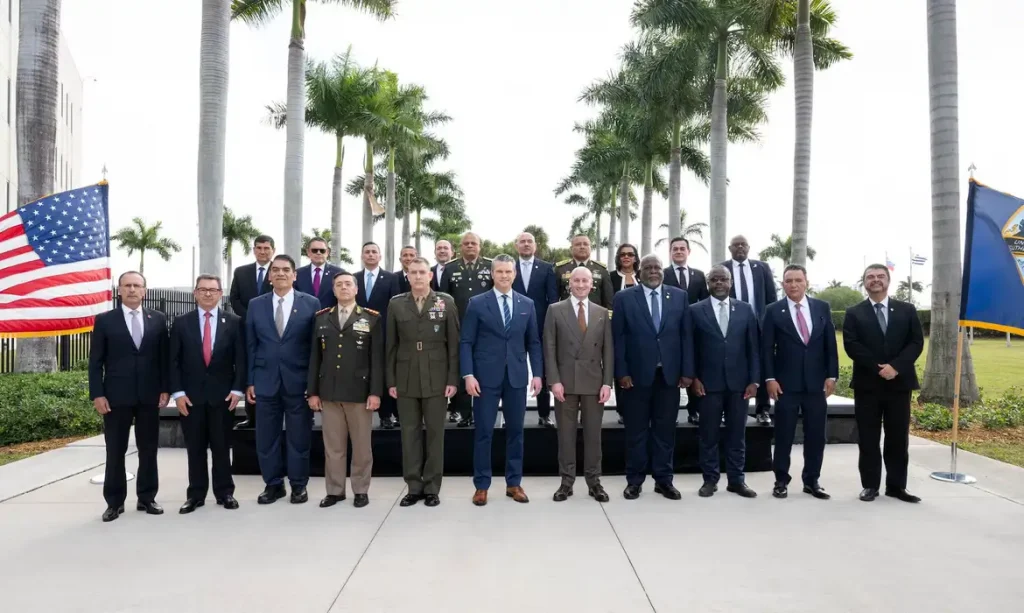 O Secretário De Defesa Dos Eua, Pete Hegseth, Liderou Na última Quinta Feira (5), Em Doral, Na Flórida, A Conferência Das Américas De Combate Aos Cartéis Foto Divulgação