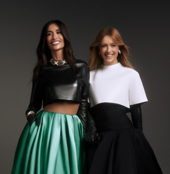 Silvia e Maria Braz chamam atenção com looks em sintonia no evento do Golden Globes