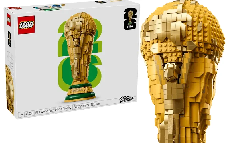 LEGO transforma troféu da Copa do Mundo 2026 em peça de coleção e reforça aposta em experiências premium