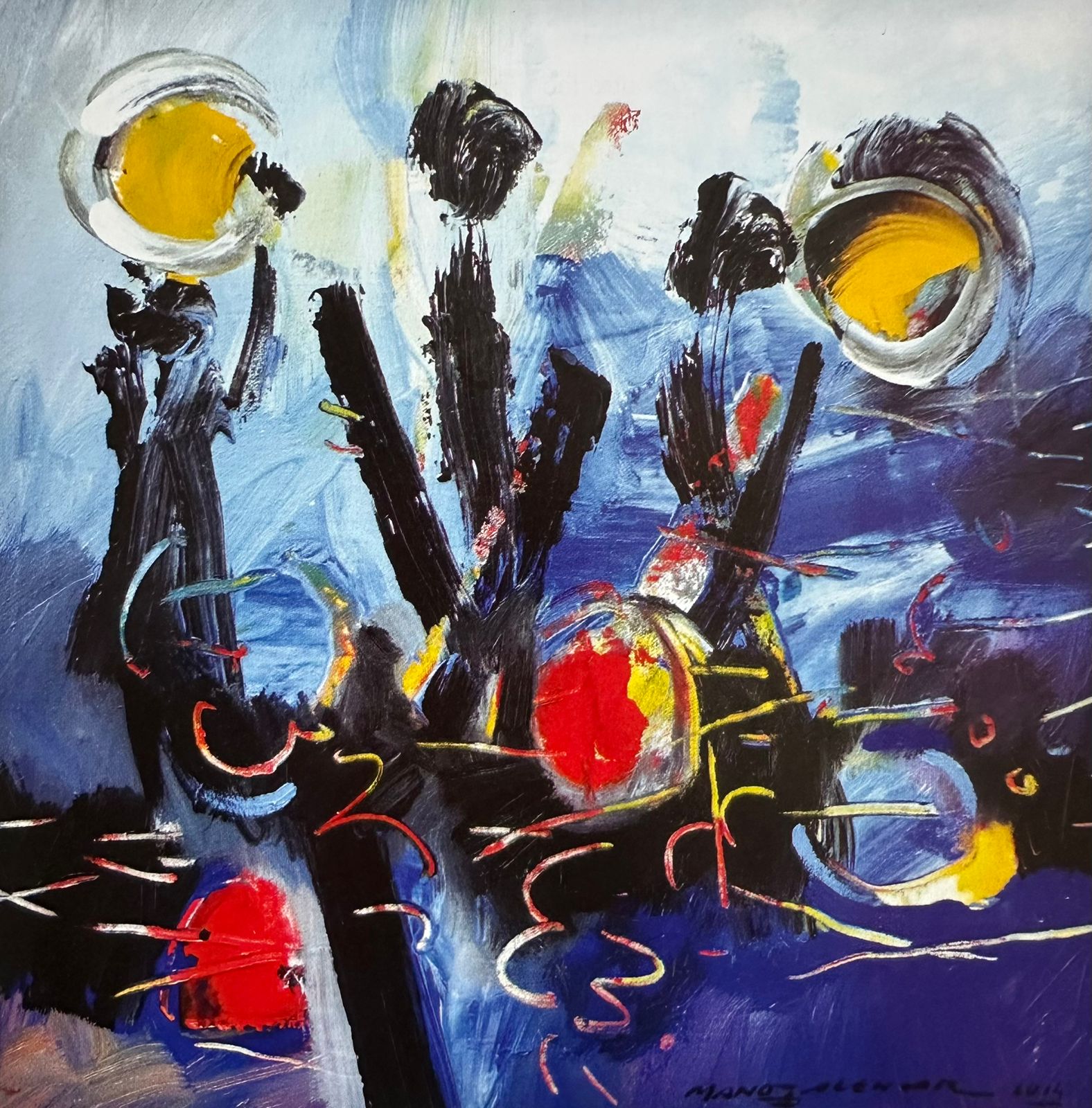 Homenagem à poeta: artista Mano Alencar relembra texto de Fernanda Benevides sobre obra exposta em Miami