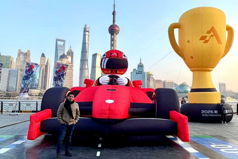 GP da China leva carros de Fórmula 1 e experiências imersivas para pontos icônicos de Xangai