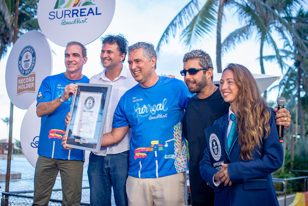 Beach Park entra para o Guinness com o Surreal e celebra com evento exclusivo