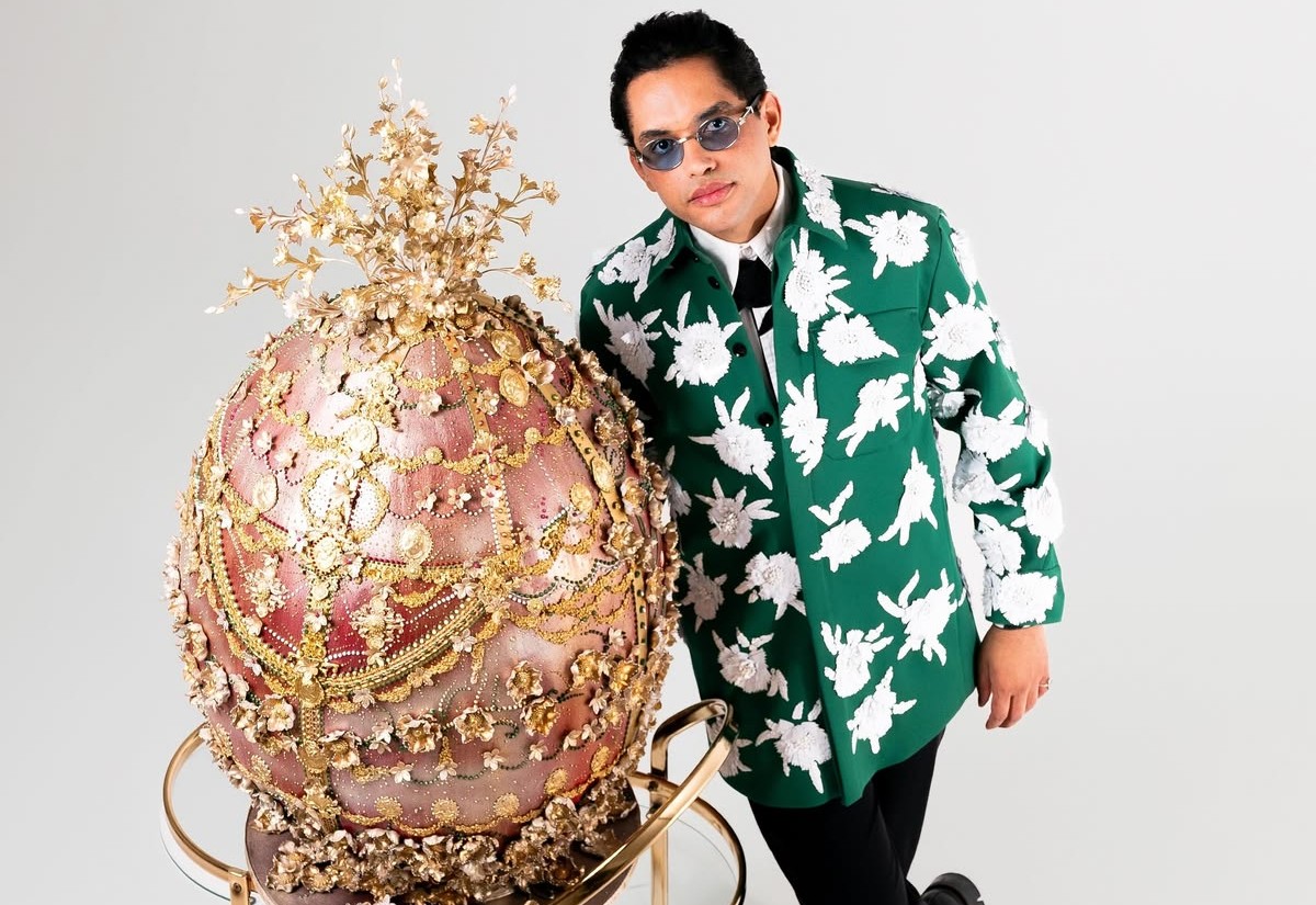 Confeiteiro dos famosos cria ovo de Páscoa de 80 kg avaliado em R$ 85 mil