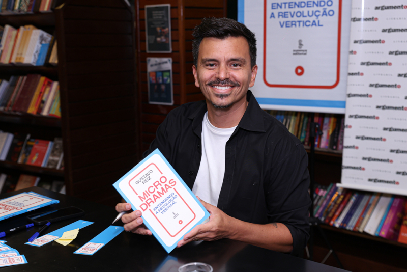 Gustavo Reiz lança livro “Microdramas” e movimenta cena audiovisual no Rio