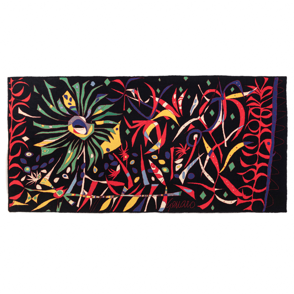 Lã Bordada Em Demi Point