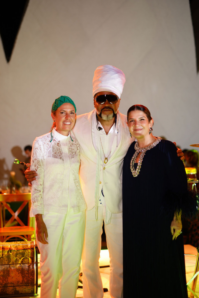Morena Leite, Carlinhos Brown E Ju Ferraz