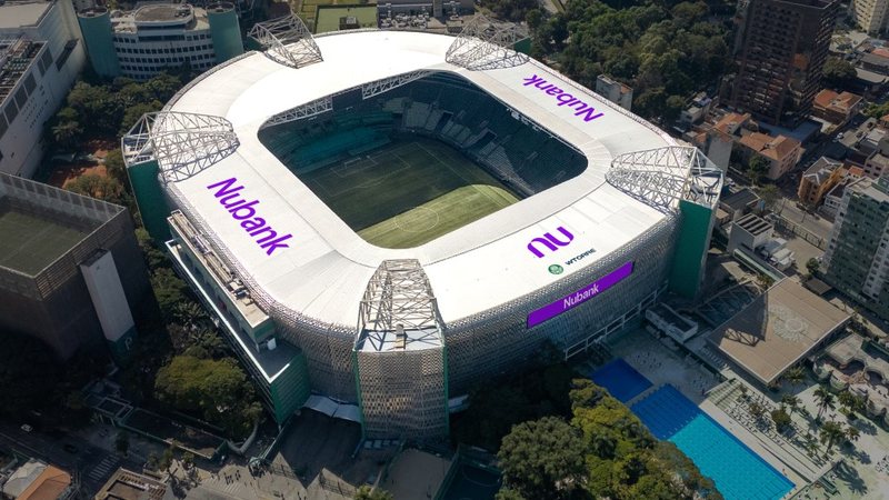 Nubank fecha naming rights de estádio do Palmeiras em acordo acima de R$ 50 milhões por ano