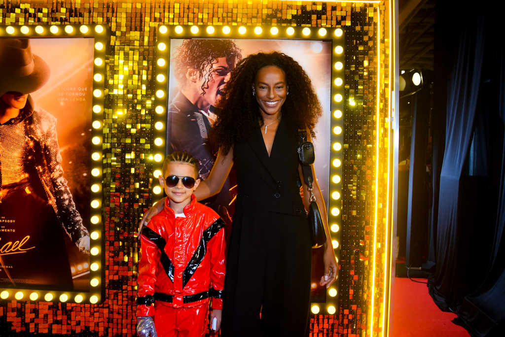 Rakim recria o visual de “Thriller” na pré-estreia de “Michael” - Fotos: Andy Santana/Brazil News