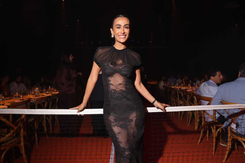 Silvia Braz e convidados acompanham apresentação do Rafa Nadal Tennis Center no Brasil