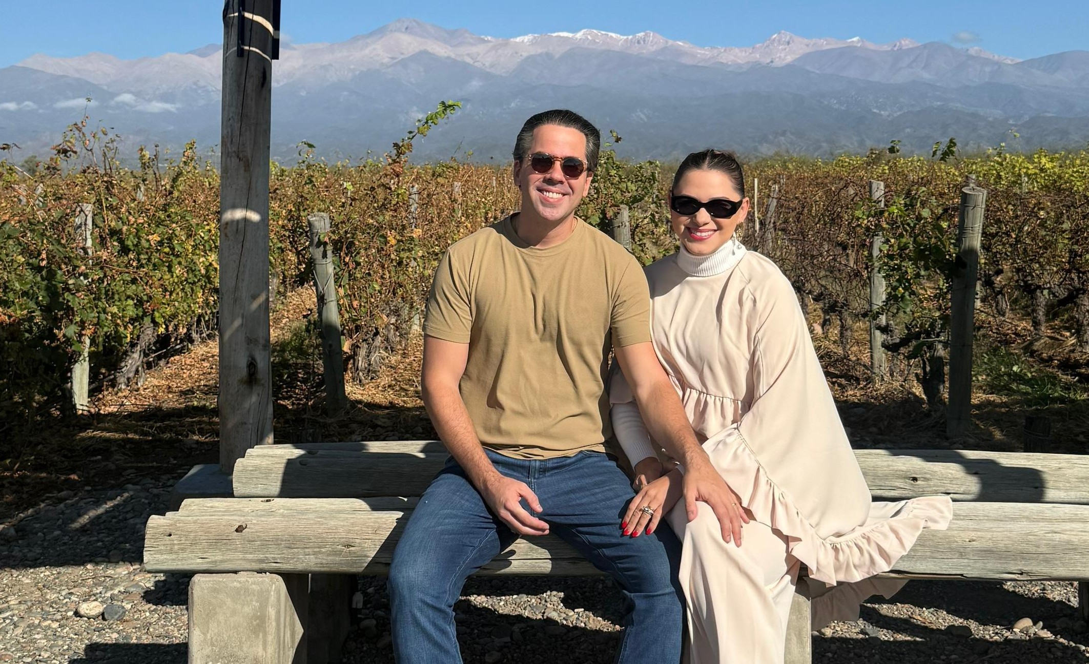 Após inauguração da Ita Vita, médicos Alfredo e Ticiana Lima aproveitam férias em Mendoza