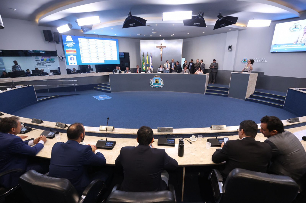 Plenário Fausto Arruda, centro das decisões que estruturam Fortaleza - Foto: Érika Fonseca/CMFor