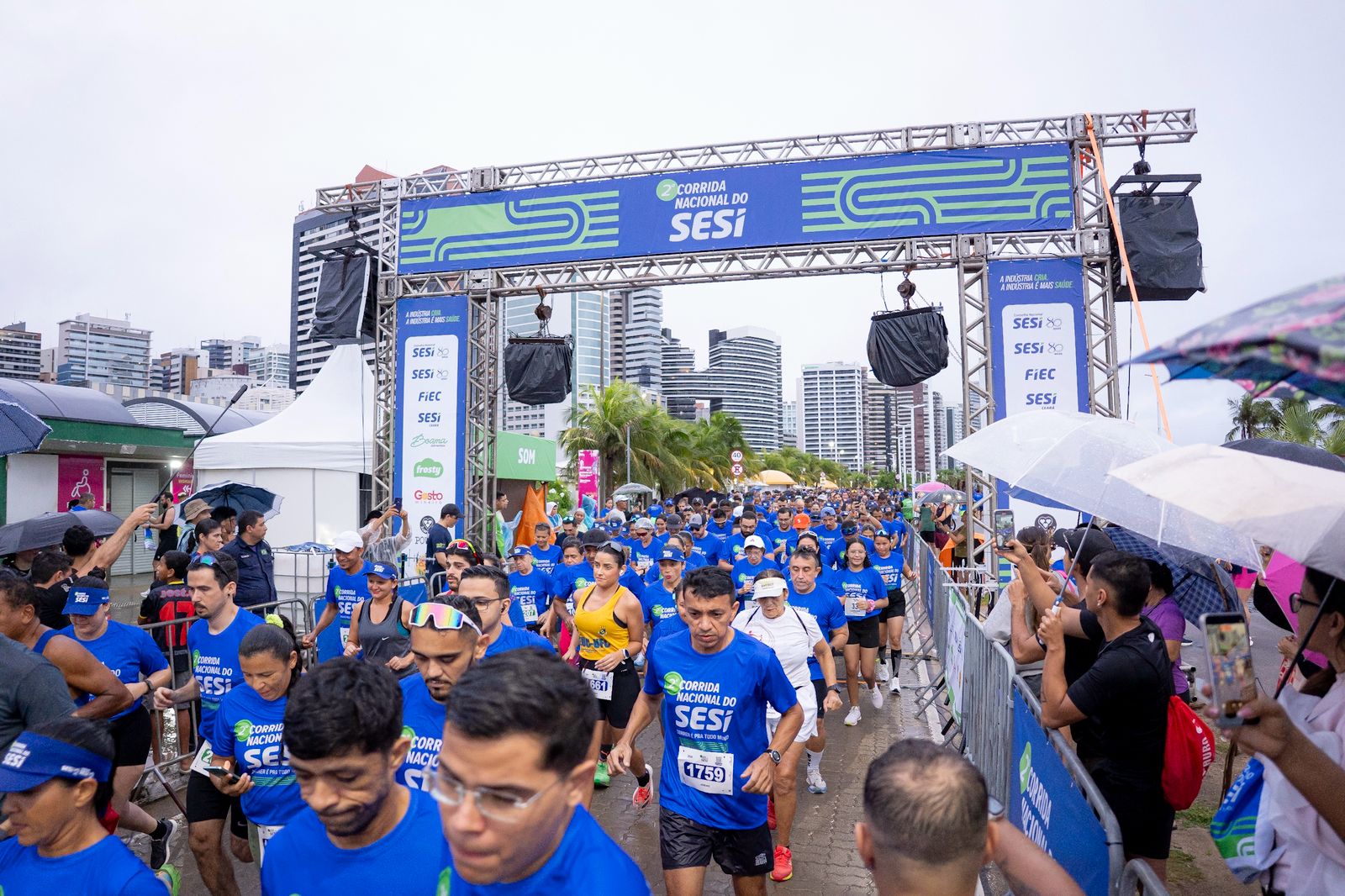 Corrida Nacional do SESI reúne 2,5 mil pessoas em Fortaleza e consolida evento no calendário esportivo