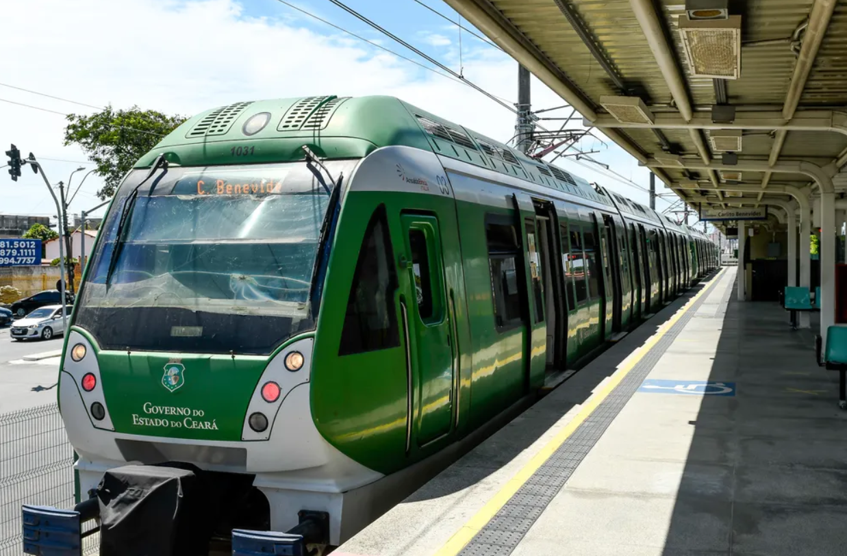 Linha Leste do metrô de Fortaleza ganhará três novas estações subterrâneas; saiba quais