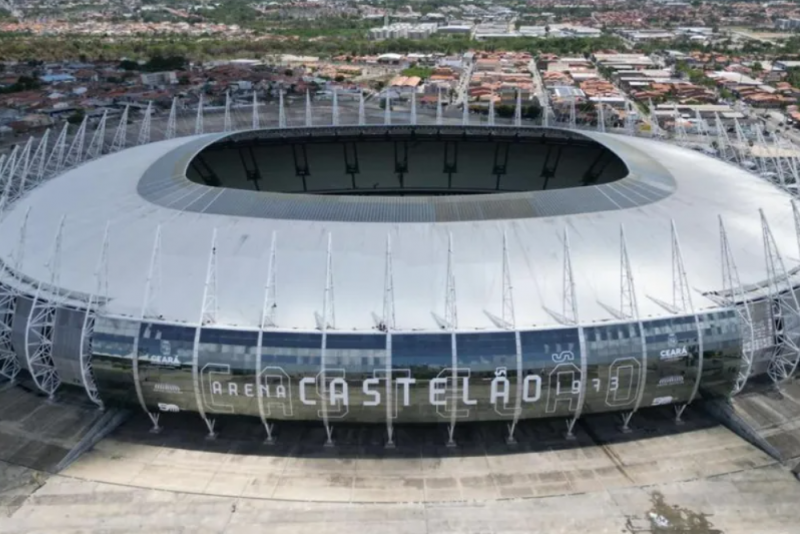 Arena Castelão deve lançar edital de naming rights até julho com veto a bets
