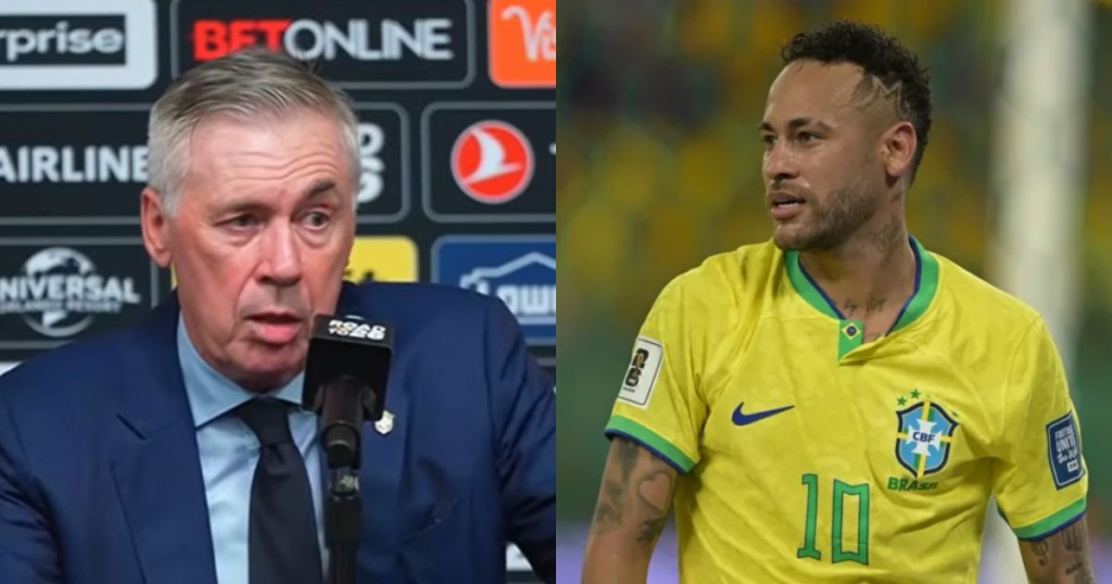 Carlo Ancelotti Neymar Selecao Brasileira