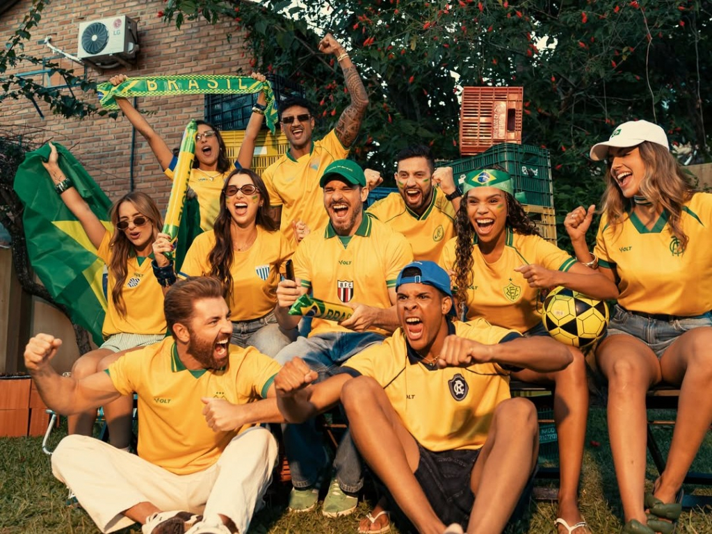 Copa inspira nova coleção da Volt para clubes parceiros - Fotos: Reprodução/Instagram