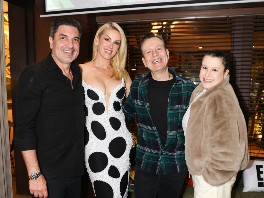 Edu Guedes, Ana Hickmann, Celso Zucatelli E Keila Gimenes