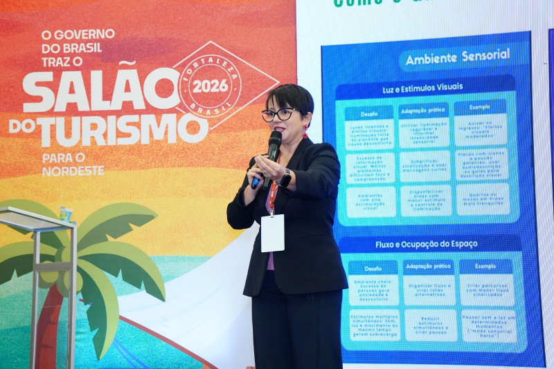 Guia para atendimento a turistas neurodivergentes é lançado durante o Salão do Turismo