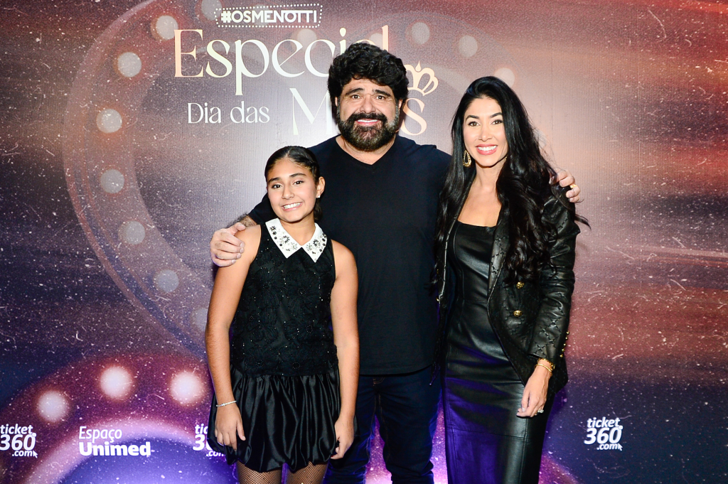Fabiano Com A Mulher Gabriela Menotti E A Filha, Júlia