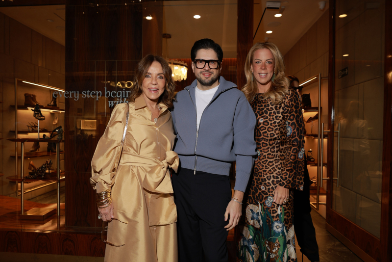 Alexandre Birman lança coleção em parceria com Fátima e Patsy Scarpa em São Paulo