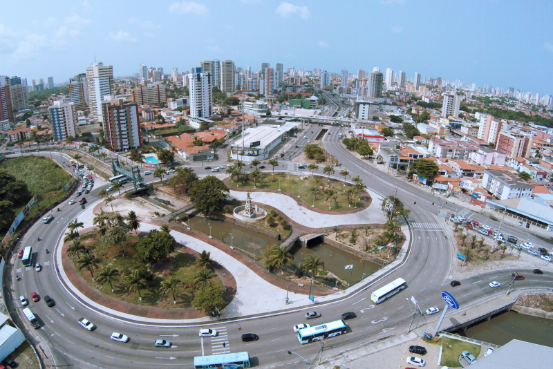 Vista aérea de Fortaleza