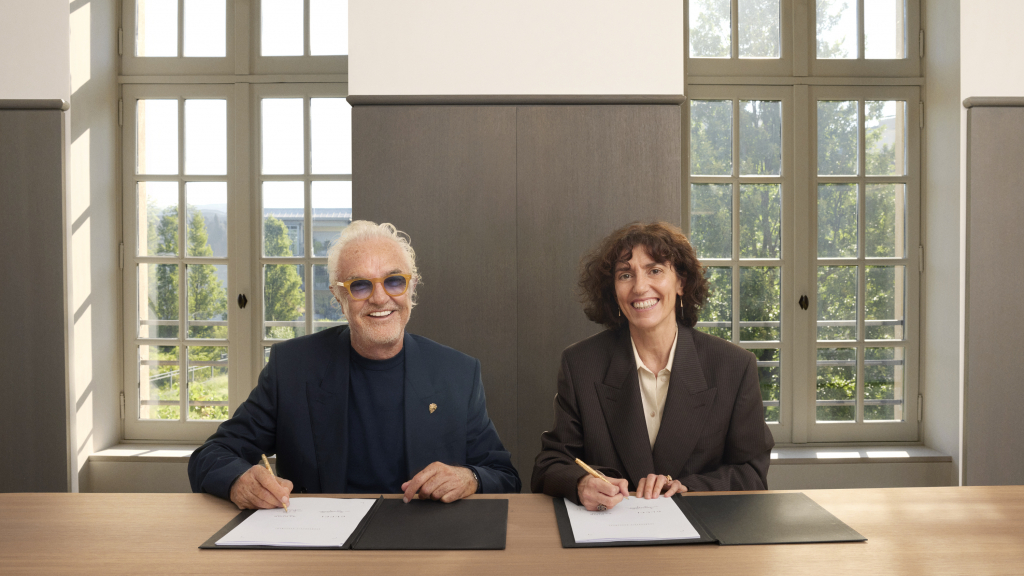 Francesca Bellettini, Flavio Briatore Credit Jean François Robert Modds