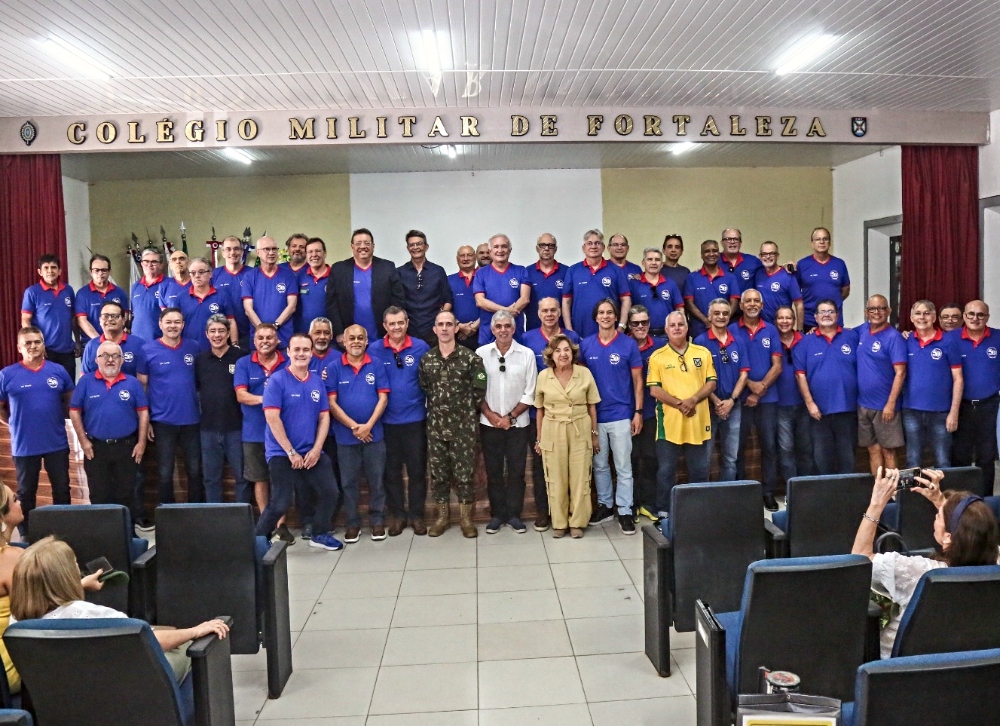 Jubileu de 50 anos reúne ex-alunos do Colégio Militar de Fortaleza na Capital