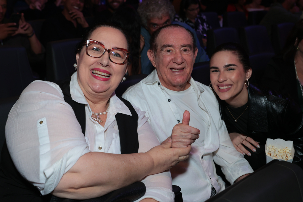 Lilian Taranto, Renato Aragão E Lívian Aragão
