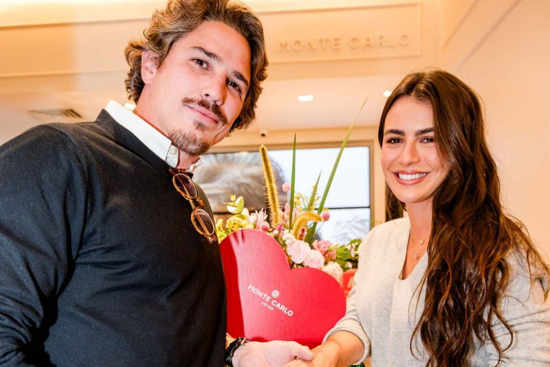 dia dos namorados - Mari Saad e Romulo Arantes Neto estrelam campanha da Monte Carlo e recebem convidados em lançamento no Rio de Janeiro