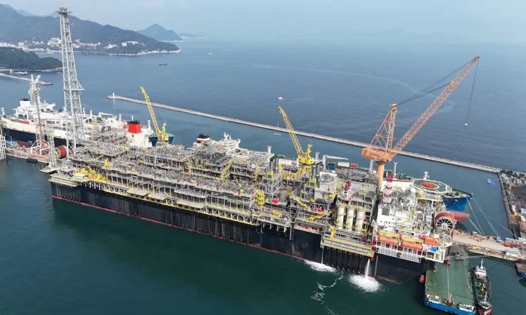 Navio Plataforma P 79 Petrobras Inicia P 79 E Reforça Produção De Petróleo E Gás No País