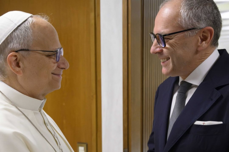 Papa Leão Xiv E Stefano Domenicali (1)
