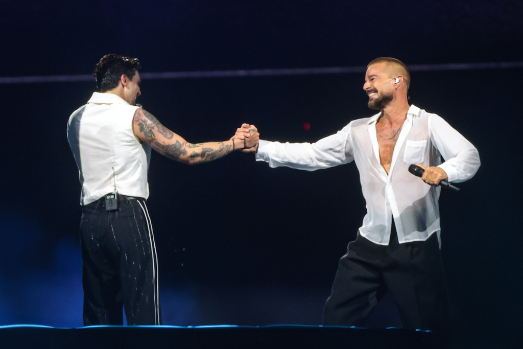 Ricky Martin E Luan Santana 13