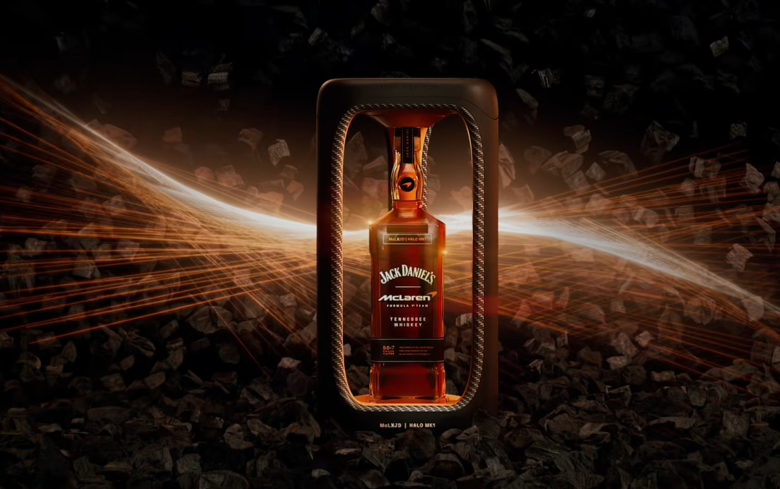 Jack Daniel’s e McLaren Racing transformam whiskey em objeto de coleção com Halo MK1
