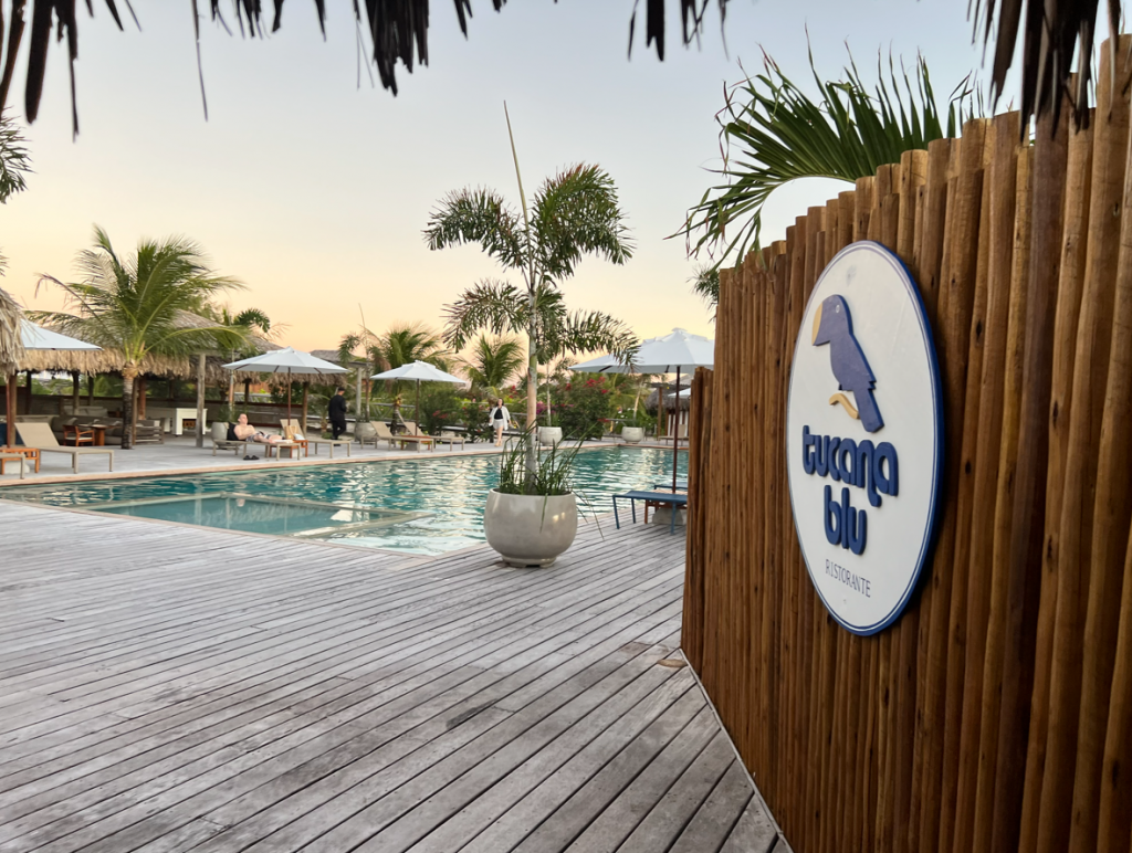 Tucana Blu Ristorante, No Jaguaribe Lodge Foto Divulgação