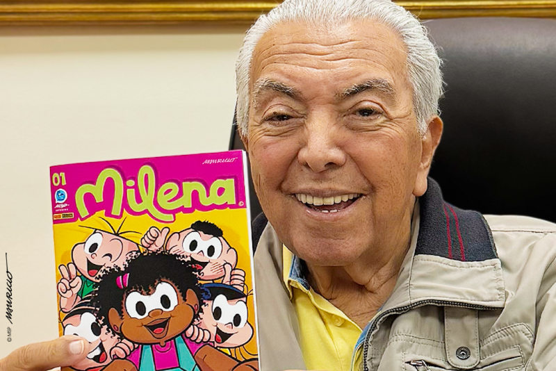 Mauricio de Sousa apresenta Milena como protagonista e inicia nova fase da MSP após 37 anos