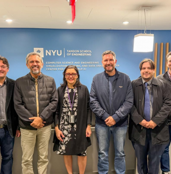 Elmano Freitas e Romeu Aldigueri participam de encontro voltado à inovação tecnológica na Universidade de Nova York