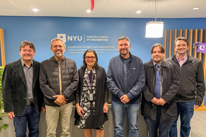 Elmano e Romeu Aldigueri participam de encontro voltado à inovação tecnológica na Universidade de Nova York