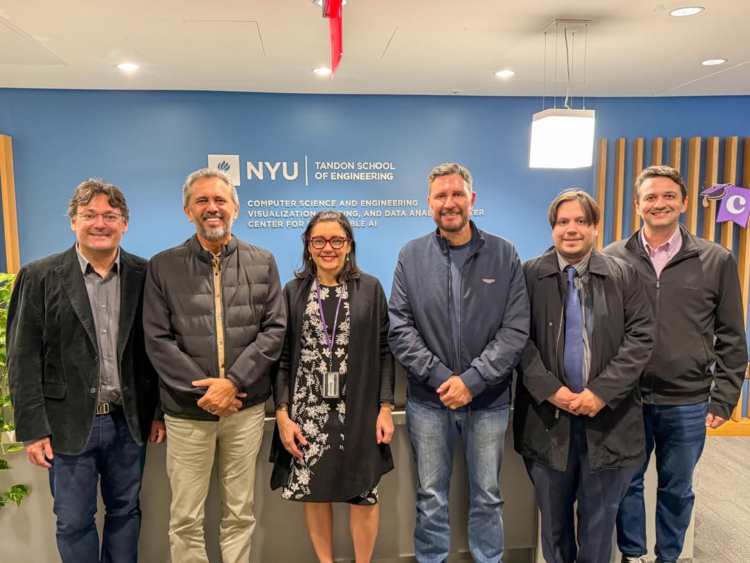 Elmano e Romeu Aldigueri participam de encontro voltado à inovação tecnológica na Universidade de Nova York