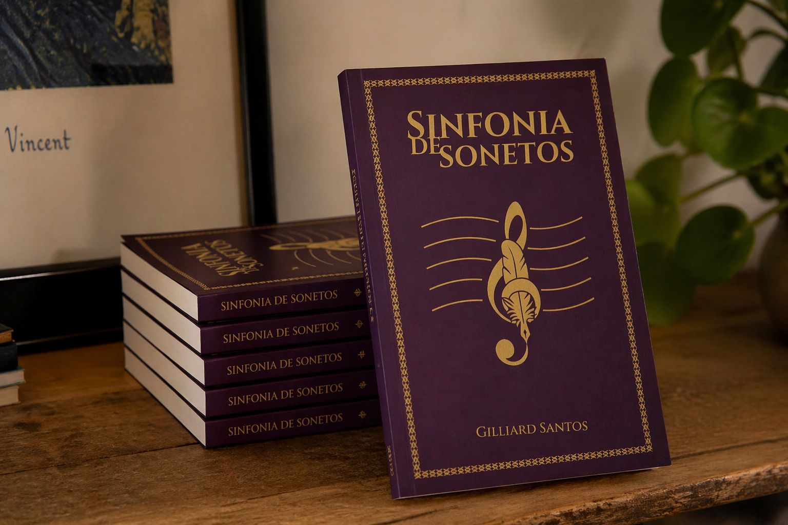 Poeta cearense Gilliard Santos lança livro “Sinfonia de Sonetos” em Fortaleza
