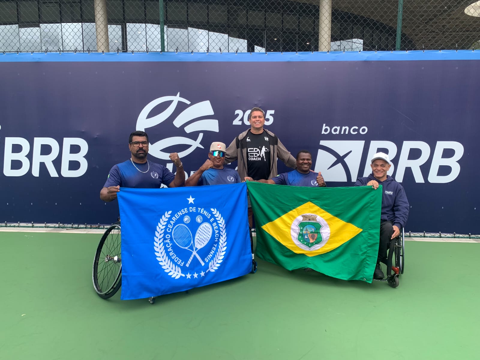 Atletas cearenses embarcam para circuito internacional e estreia histórica do pickleball adaptado em São Paulo