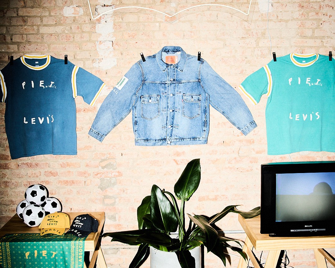 Nova collab de PIET e Levi’s® ganha apresentação imersiva durante watch party da seleção