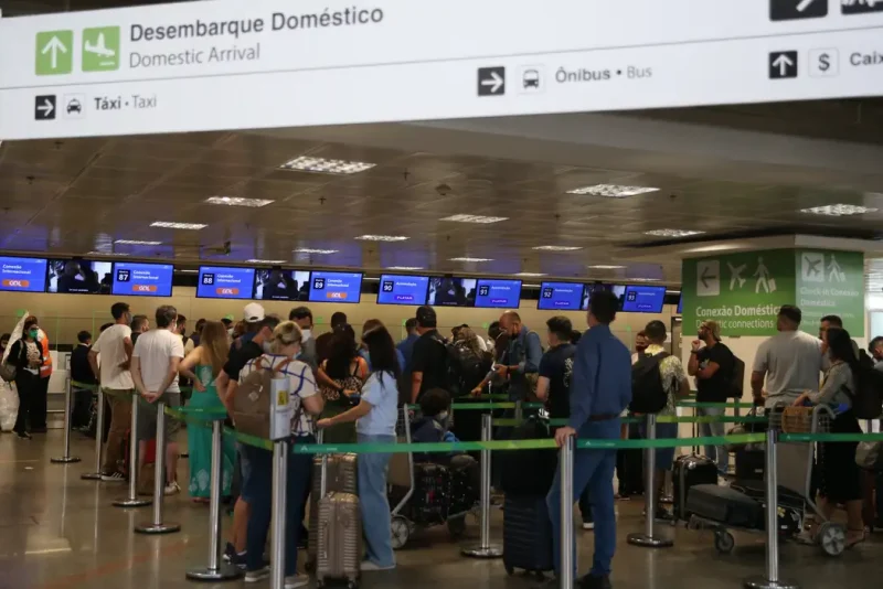 Aeroporto, Passageiros Foto Agência Brasil