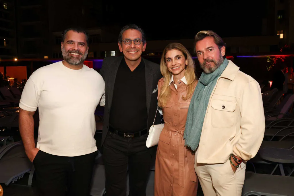 Ângelo Silvestre, Netto Moreira, Carla Khouri E Omar Caffaros