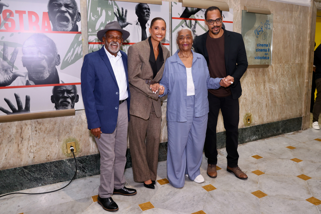Antônio Pitanga, A Filha Camila Pitanga, Vera (mãe De Camila) E Rocco Pitanga 1