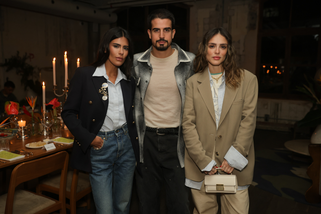 Trio acompanhou a chegada do Golden Goose Mata Lab ao Brasil - Fotos: Lucas Ramos/Brazil News e Divulgação