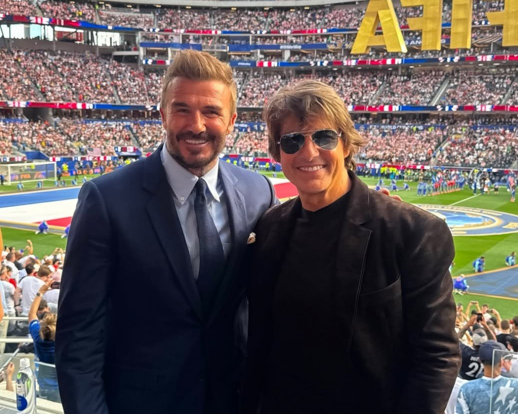 David Beckham E Tom Cruise