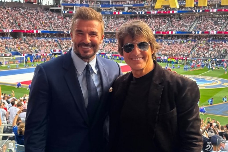 David Beckham E Tom Cruise