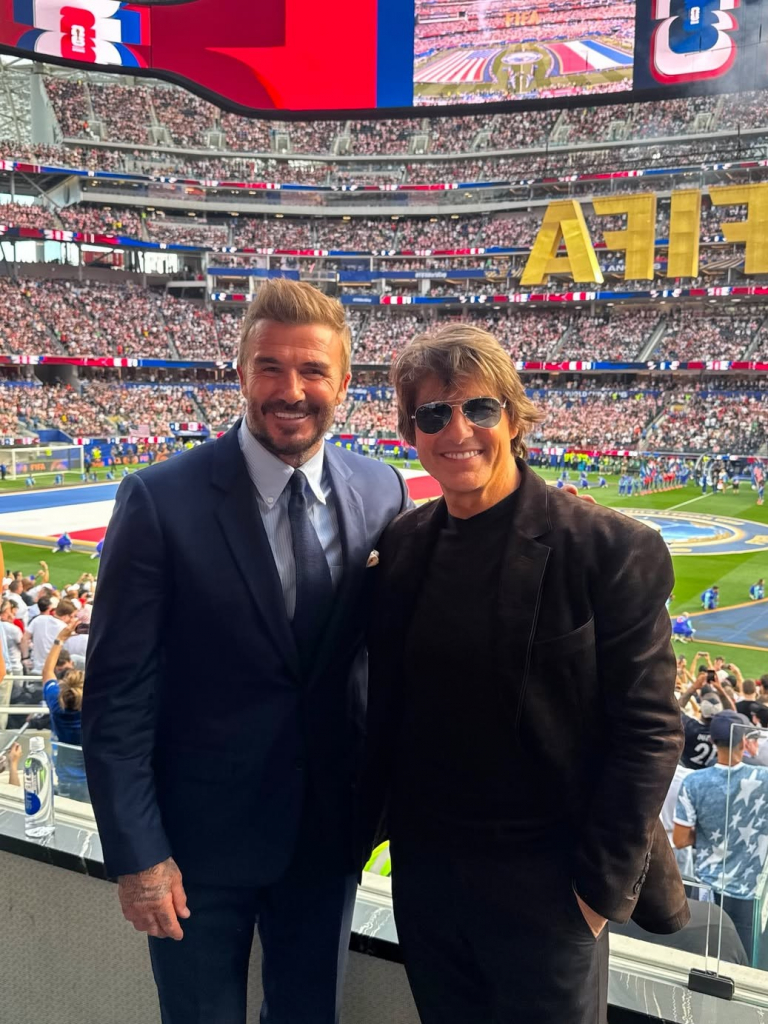 David Beckham E Tom Cruise