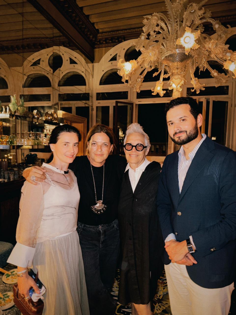 Esther Constantino, Cathy Vedovi, Mera Rubell E André Farias